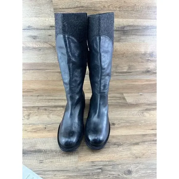 L.L. Bean Women’s Deerfield Leather/Wool Boots size 11 - Picture 2 of 12